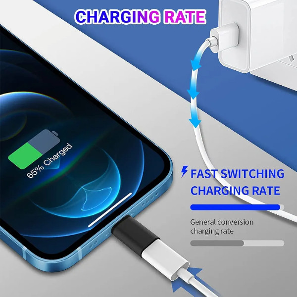 مبدل USB_C به لایتینگ مدل DA_0001