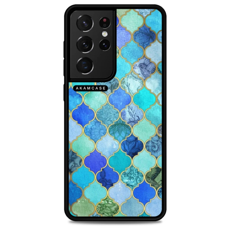 کاور آکام مدل AMC-WSGS21U-MOSAIC-21 مناسب برای گوشی موبایل سامسونگ Galaxy S21 Ultra