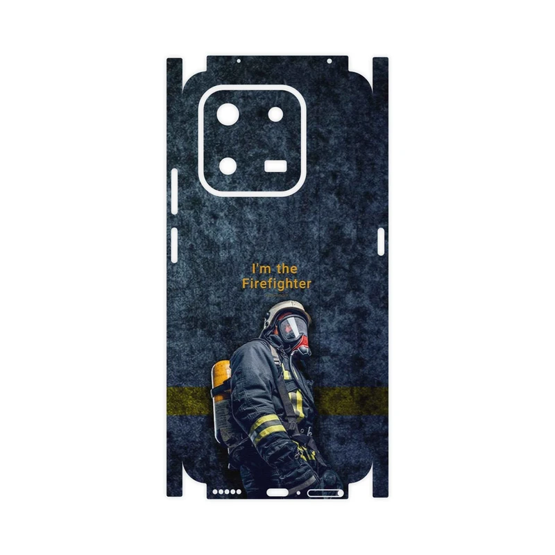 برچسب پوششی ماهوت مدل Firefighter-FullSkin مناسب برای گوشی موبایل آنر X7d 4G