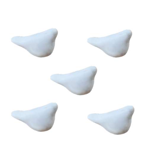 مجسمه سفالی طرح پرنده مرغ آمین مجموعه 5 عددی