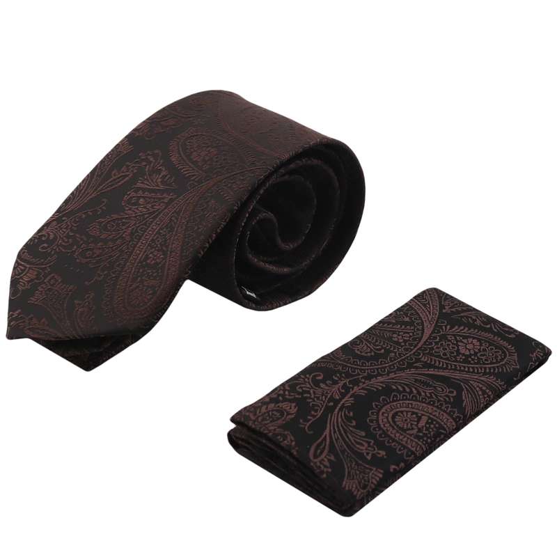 ست کراوات و دستمال جیب مردانه مدل PJ-109442