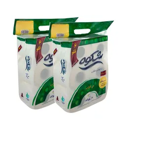 دستمال توالت شکوه مدل 6ghol دو بسته 6 عددی