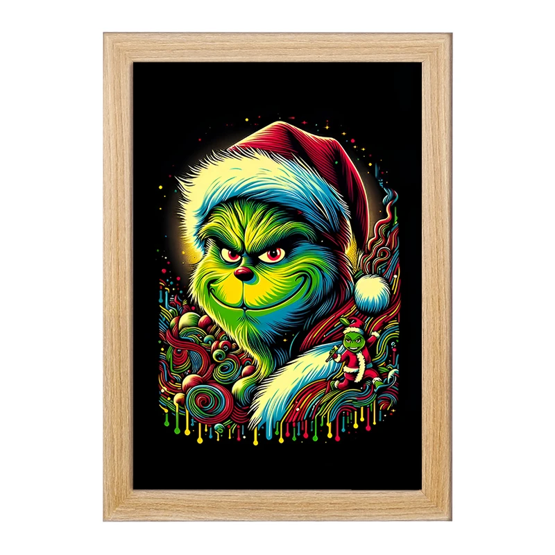 تابلو خندالو مدل گرینچ (Grinch) کد F8087