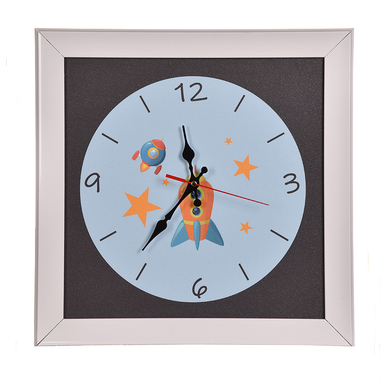 ساعت دیواری کودک مدل سفینه فضاپیما