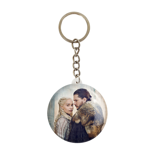 جاکلیدی خندالو طرح دنریس تارگرین و جان اسنو گیم آف ترونز کد 2669