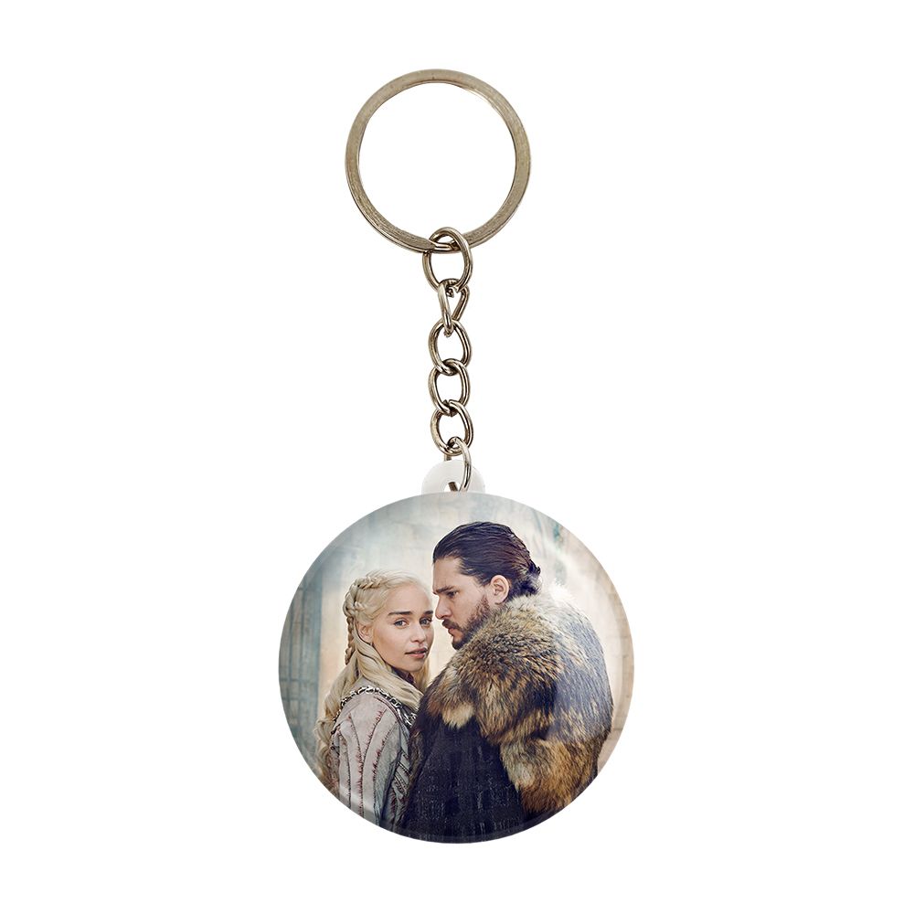 جاکلیدی خندالو طرح دنریس تارگرین و جان اسنو گیم آف ترونز کد 2669 -  - 1