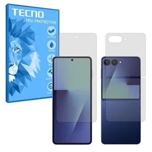 Tecno Resistant model matte screen protector suitable for Samsung Galaxy Z Flip7 mobile phone Along with the phone back protector