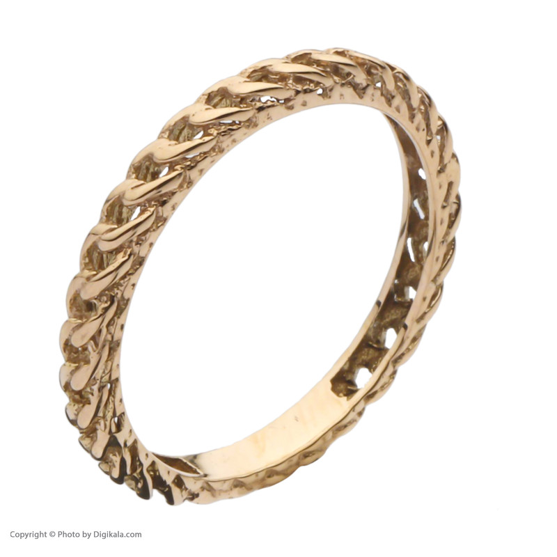 انگشتر طلا 18 عیار زنانه پرسته مدل wr805