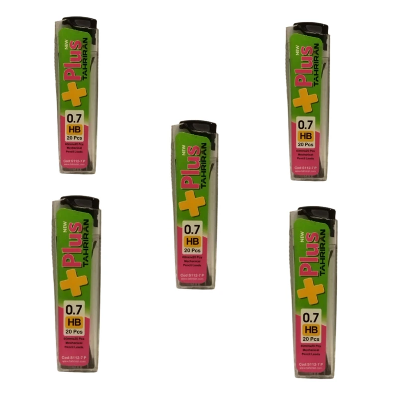 نوک مداد نوکی 0.7 میلی متری تحریران مدل plus بسته 5 عددی 