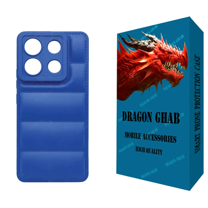 کاور دراگون قاب مدل پافری مناسب برای گوشی موبایل شیائومی Poco X6