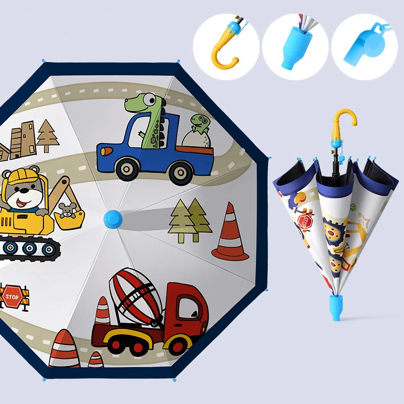 عکس شماره 2 : چتر بچگانه 8 پره مدل construction قطر 88 سانتی-متر