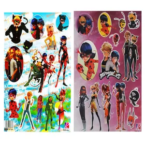 استیکر کودک طرح دختر کفشدوزکی کد CT23123 مجموعه 2 عددی 