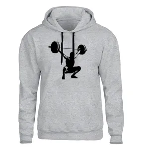 هودی مردانه مدل بدنسازی کد B538 رنگ طوسی