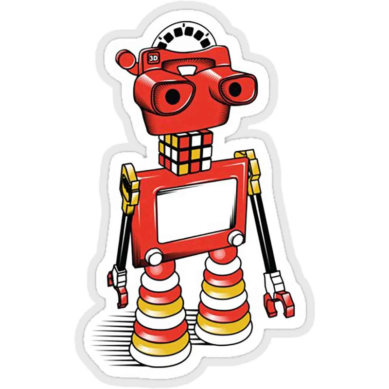 استیکر لپ تاپ طرح viewbot3000 کد ST1979