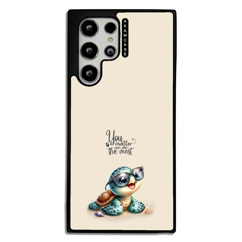 کاور آکام مدل AMC-WSGS22U-ANIMALS QOUTES-3 مناسب برای گوشی موبایل سامسونگ Galaxy S22 Ultra