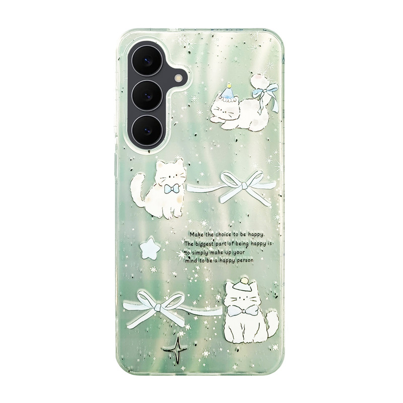 کاور طرح گربه کد 10 مناسب برای گوشی موبایل سامسونگ Galaxy S25 FE