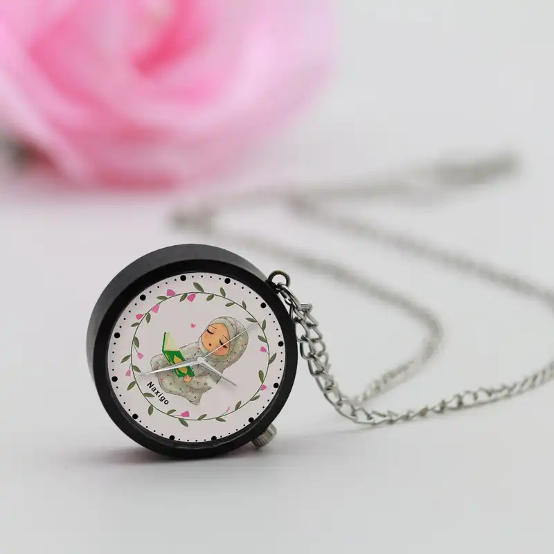 ساعت گردنبندی عقربه ای ناکسیگو مدل جشن تکلیف کد NF12638