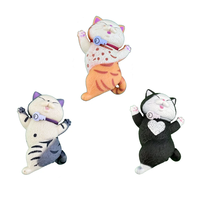 فیگور مدل گربه طرح Happy Cats کد C1 مجموعه 3 عددی