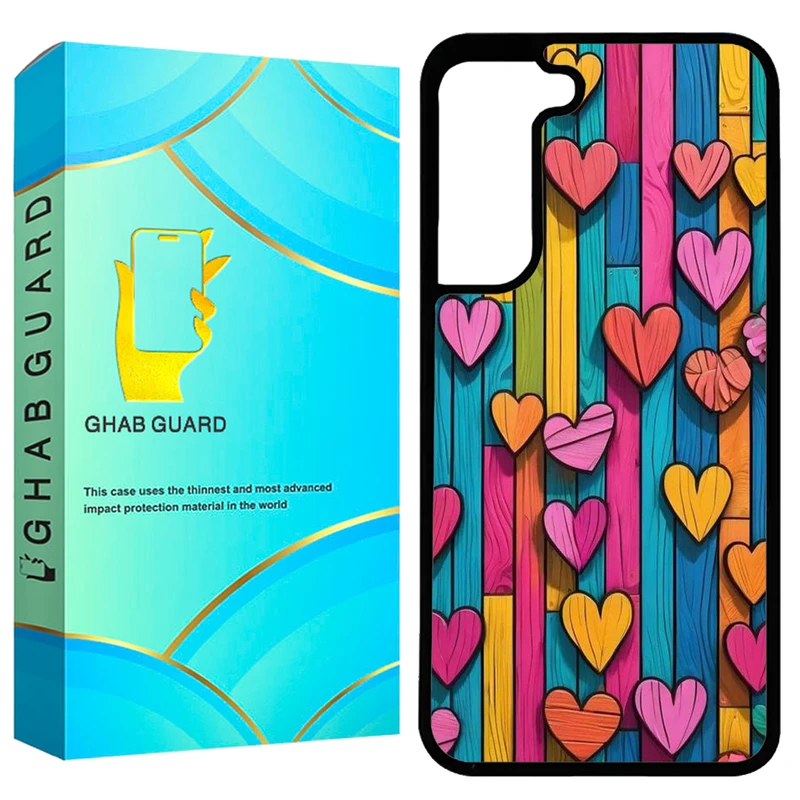 کاور قاب گارد طرح قلب مدل GCHPA21F مناسب برای گوشی موبایل سامسونگ Galaxy S21 FE 5G