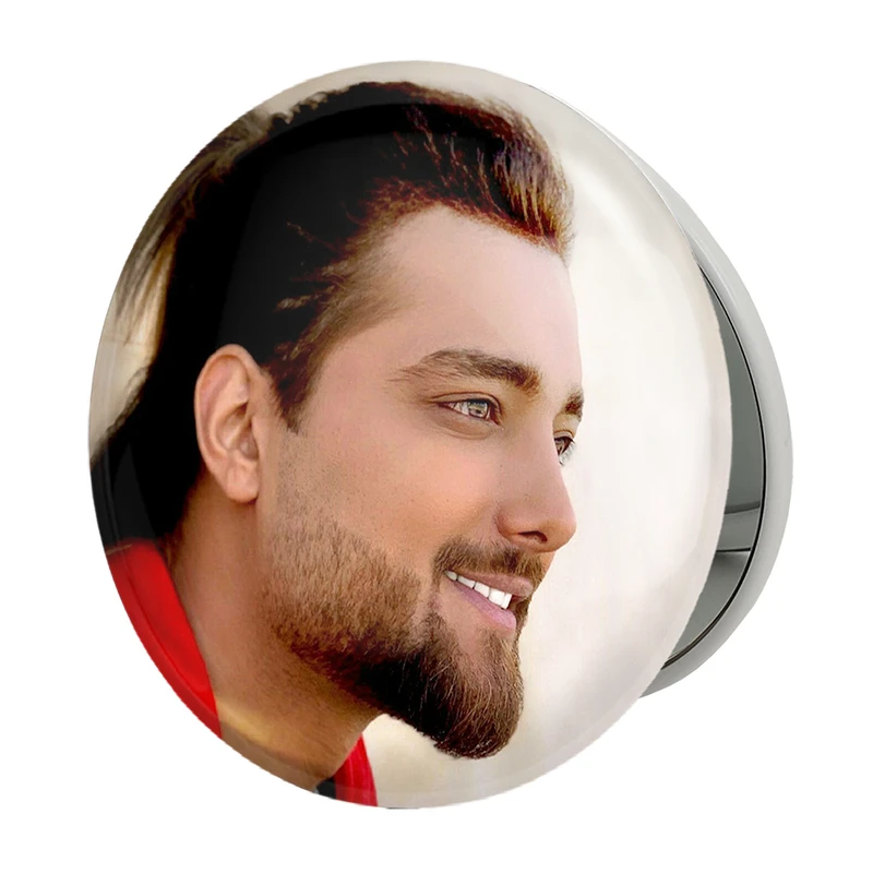 آینه جیبی خندالو طرح امیر مقاره ماکان بند مدل تاشو کد 2537 