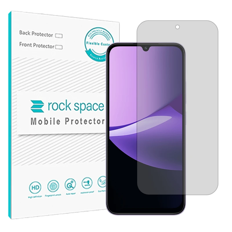 محافظ صفحه نمایش شفاف راک اسپیس مدل Resistant مناسب برای گوشی موبایل شیائومی Redmi 15C 4G