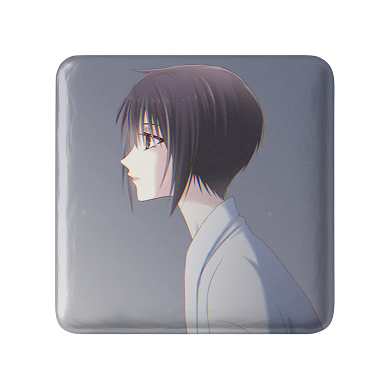 پیکسل خندالو طرح آکیتو انیمه سبد میوه مدل مربعی کد 33994