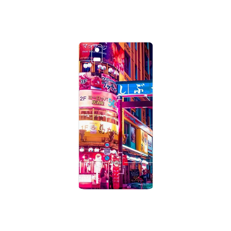 برچسب پوششی ماهوت مدل Tokyo City مناسب برای گوشی موبایل هوآوی Ascend P2