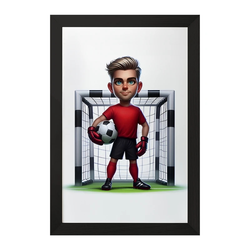 تابلو خندالو مدل دروازه بان فوتبال کد F7985