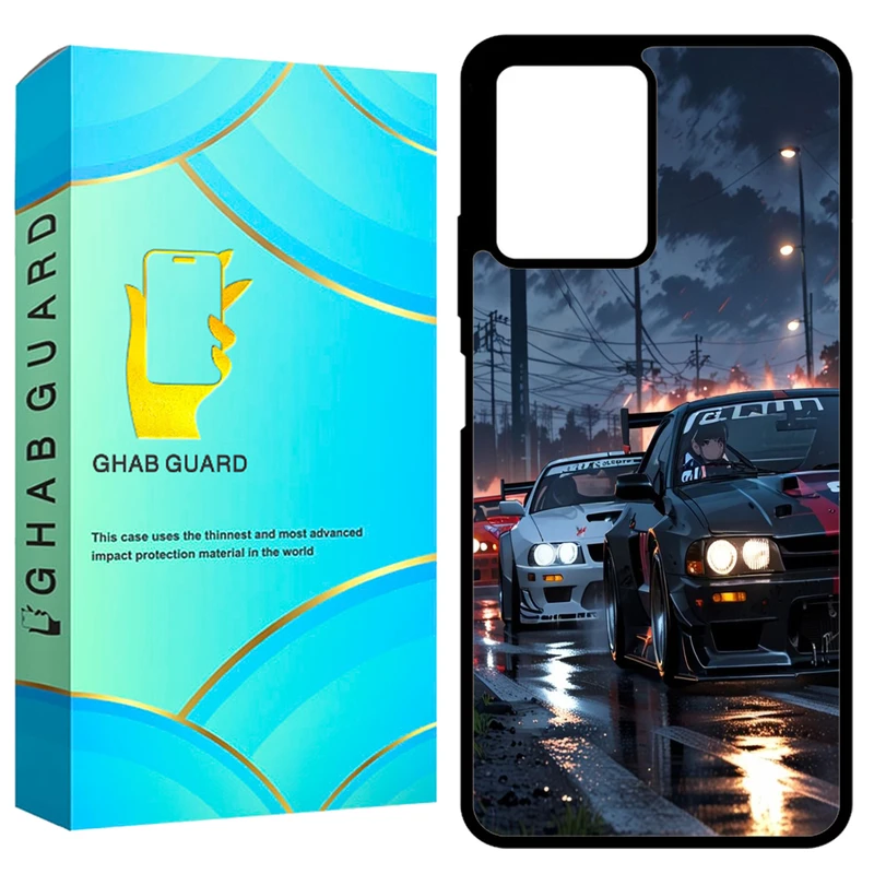 کاور قاب گارد طرح ماشین مدل GCHPRN125G مناسب برای گوشی موبایل شیائومی Redmi Note 12 5G / Poco X5