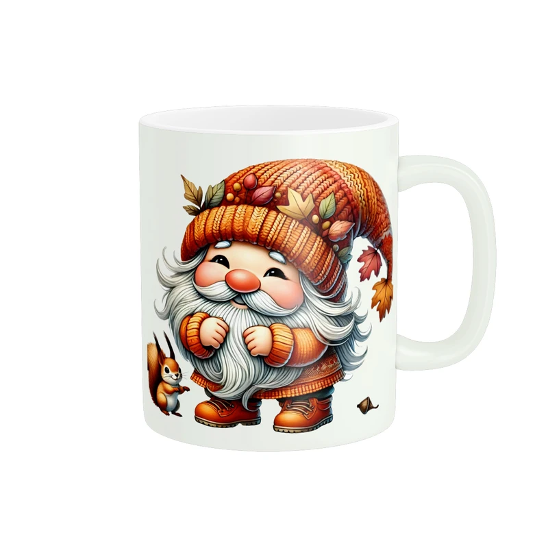 ماگ پادآفرین مدل پاییز طرح عروسکی کد PM645