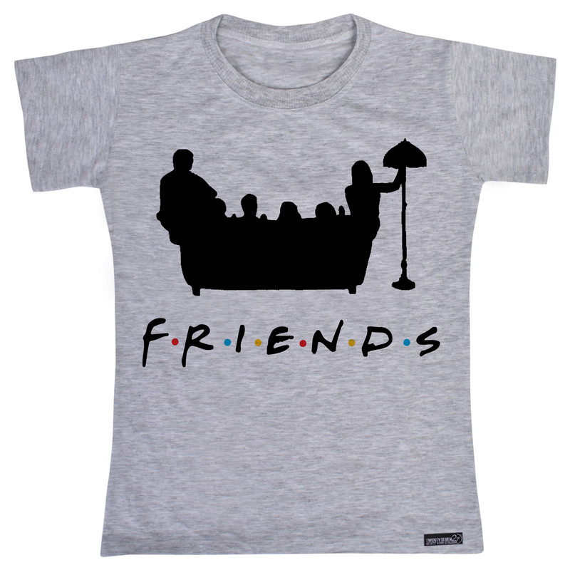تی شرت آستین کوتاه پسرانه 27 مدل Friends کد MH63