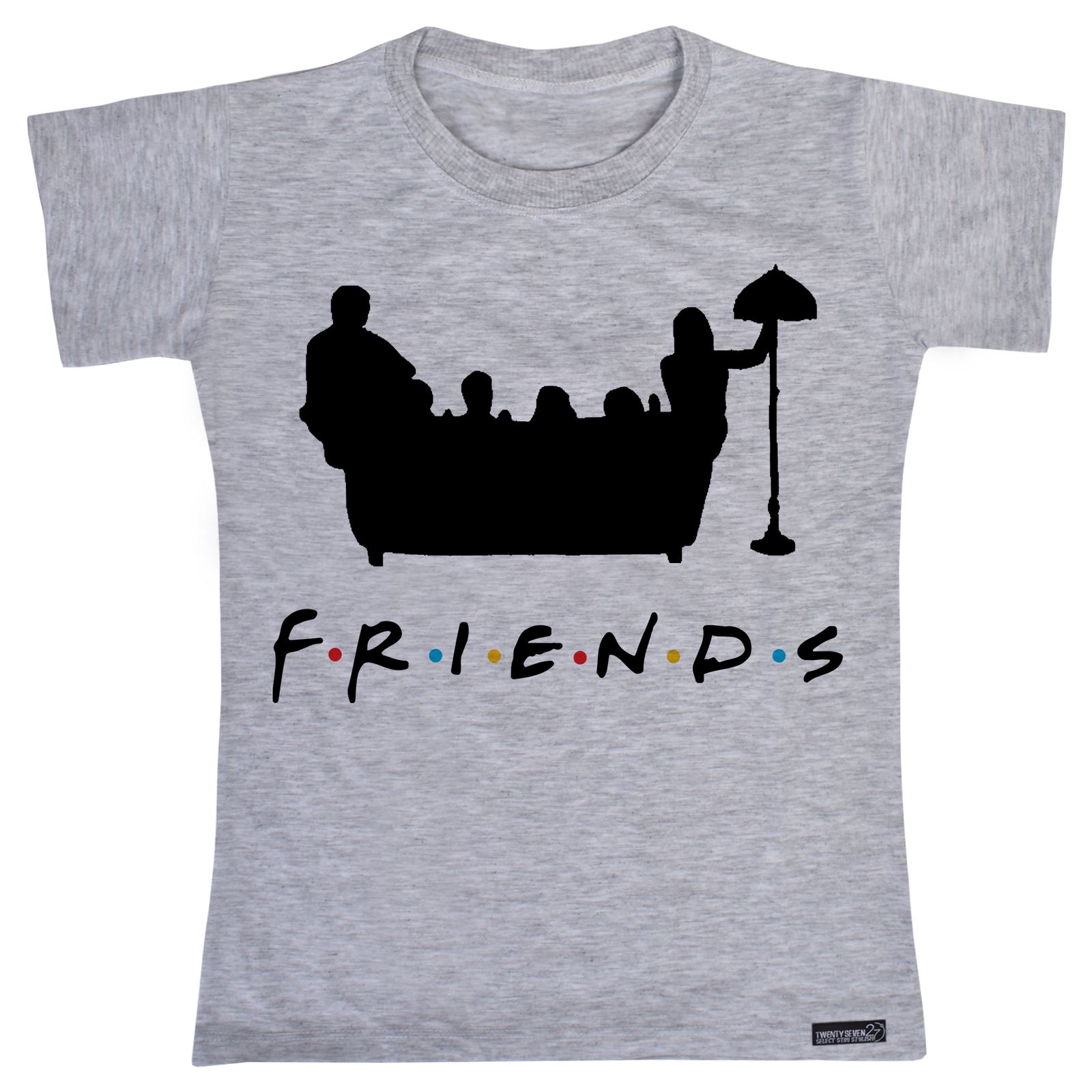 تی شرت آستین کوتاه دخترانه 27 مدل Friends کد MH63 -  - 3