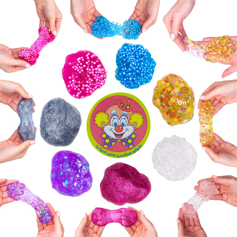 ژل بازی دنیای سرگرمی های کمیاب مدل خلاق شو کد DSK-A555 مجموعه 15 عددی