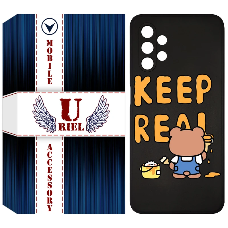 کاور یوریل مدل KSH کد 15 طرح خرس مناسب برای گوشی موبایل سامسونگ Galaxy A13 4G