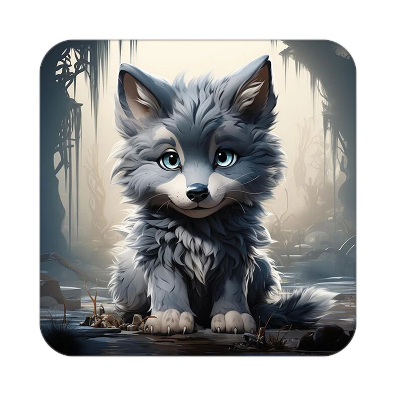 زیر لیوانی کاکتی طرح حیوانات کارتونی مدل mp28787