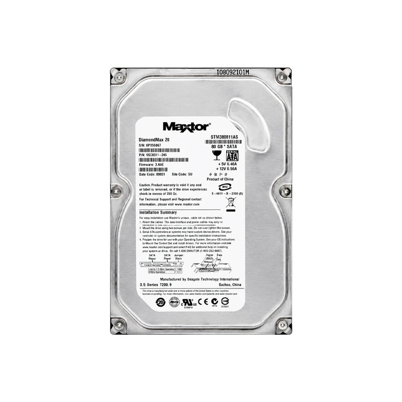 هارد دیسک اینترنال با رابط sata 3.0 مدل maxtor 80gb-hdd ظرفیت 80 گیگابایت