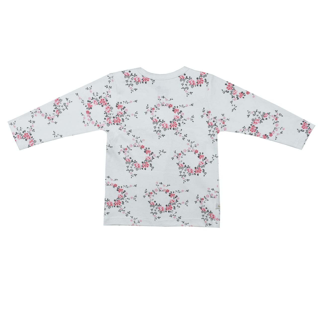 تی شرت آستین بلند نوزادی پوشیران مدل گل کاغذی -  - 2