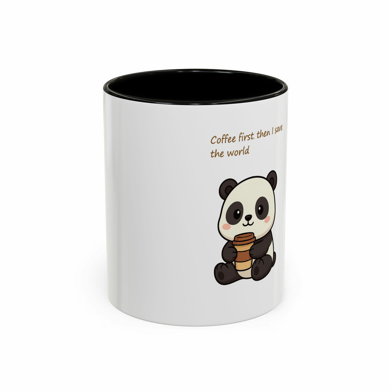 ماگ مدل دسته رنگی طرح پاندا ماگ مدل دسته رنگی طرح پاندا