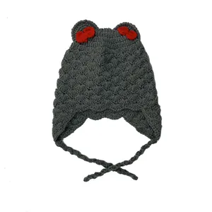 کلاه بافتنی بچگانه مدل بادبزن