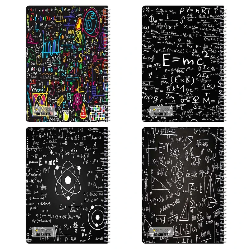 دفتر نقاشي 50 برگ کارنيکا طرح فیزیک Physics کد 24166 مجموعه 4 عددی