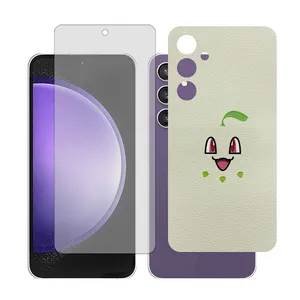 Glass Together model Matte Screen Protector Suitable for Samsung Galaxy S23 FE Mobile Phone with Back cover sticker
