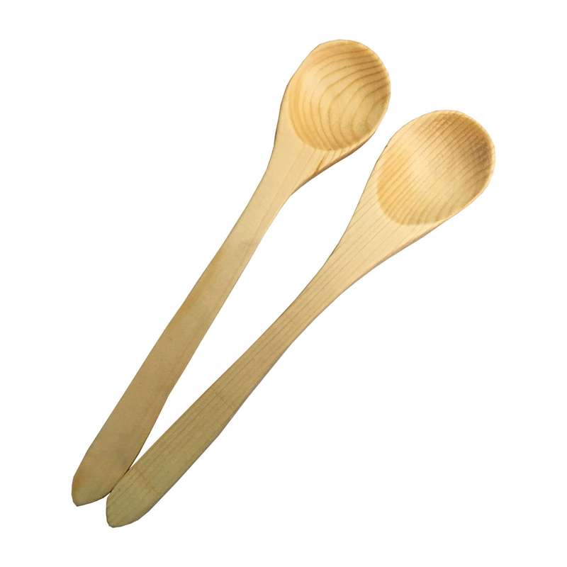 قاشق چوبی آشپزی مدل لورا S2 بسته 2 عددی