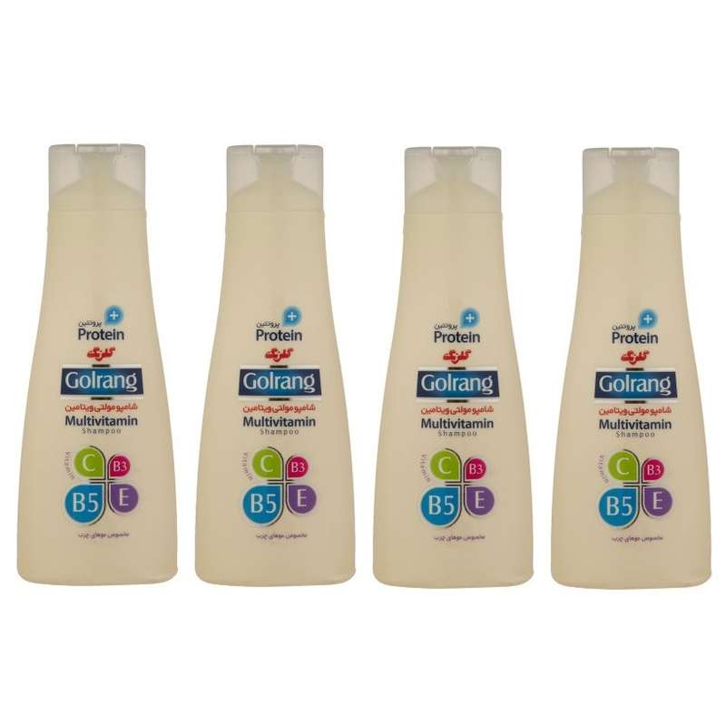 شامپو مو گلرنگ مدل Plus Protein حجم 400 میلی لیتر مجموعه 4 عددی