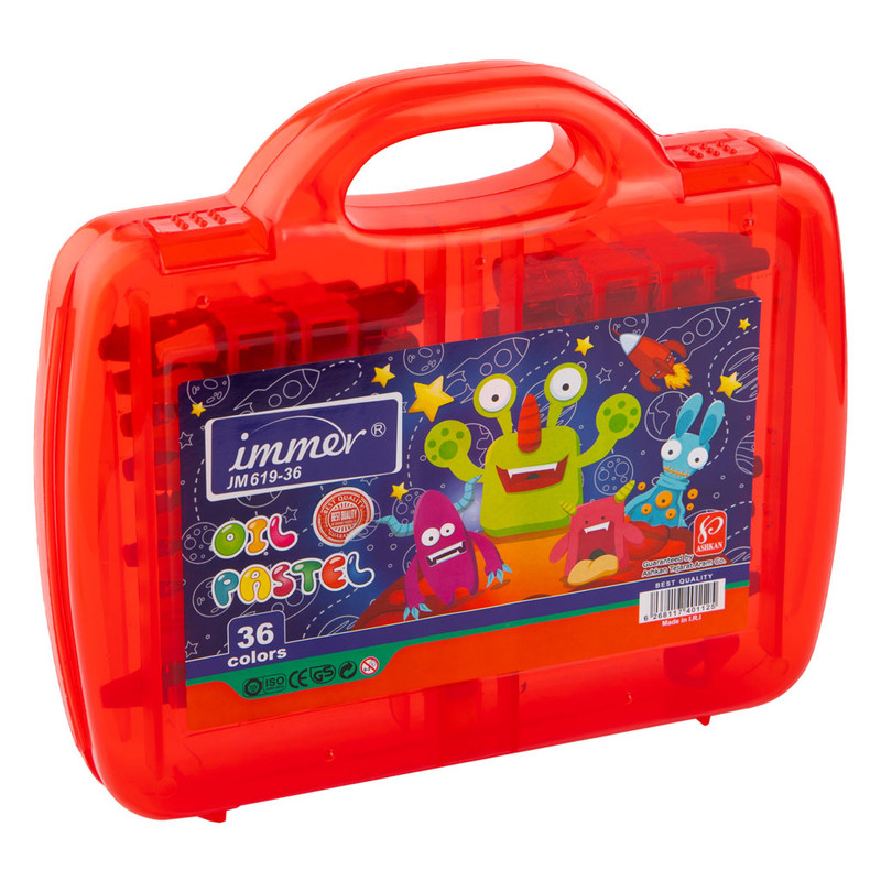 پاستل روغنی 36 رنگ ایمر مدل JM-619-36