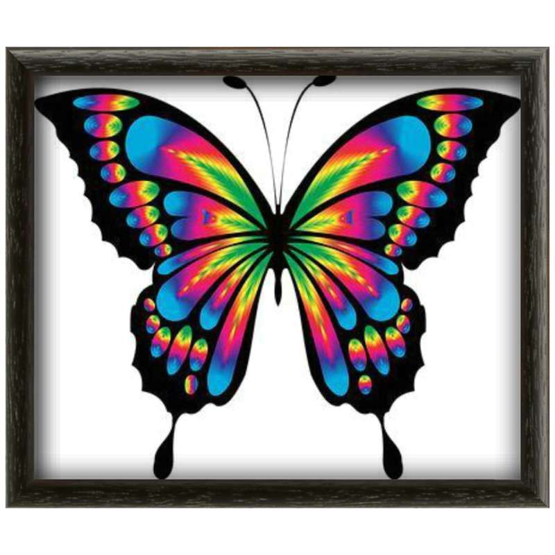 تابلو ویترای طرح پروانه کد 34634