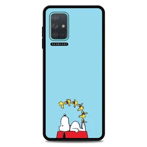 AKAM AMC-WSGA71-SNOOPY-30 Cover For Samsung Galaxy A71