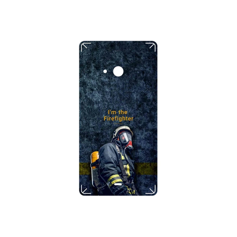 برچسب پوششی ماهوت مدل Firefighter مناسب برای گوشی موبایل مایکروسافت Lumia 540