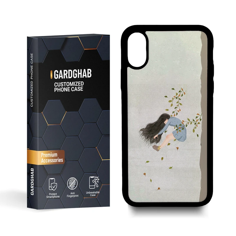  کاور گارد قاب مدل دخترانه مناسب برای گوشی موبایل اپل iphone x / xs 