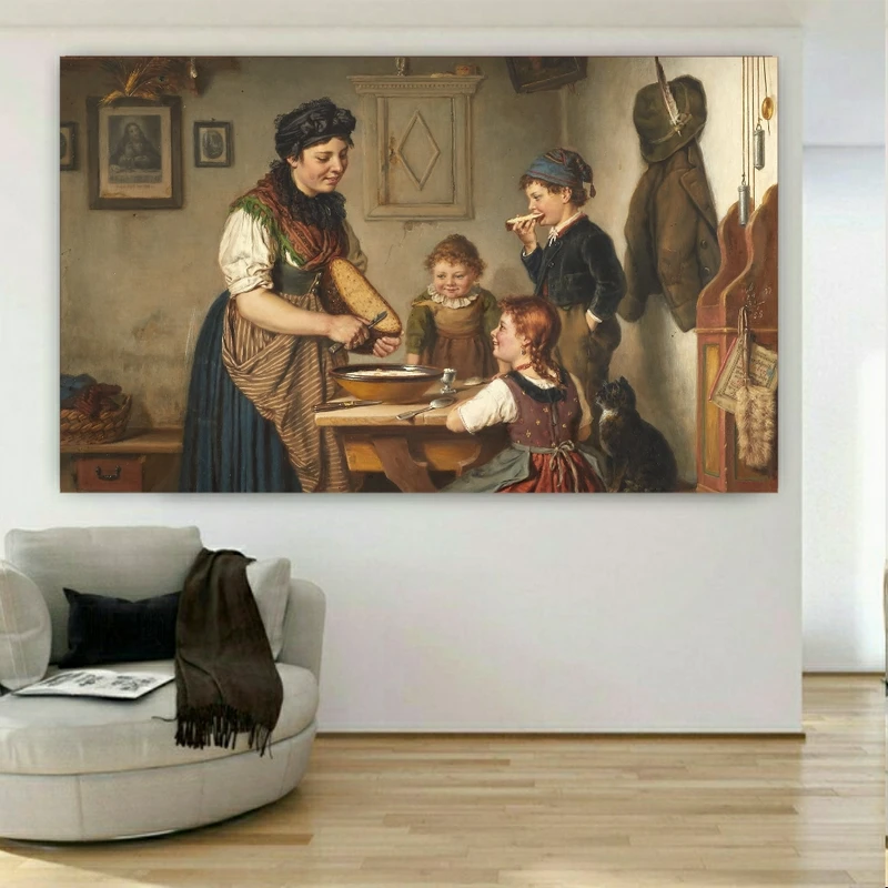 پوستر دیواری طرح خانواده در مزرعه مدل SD574