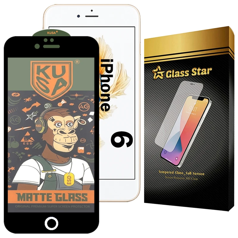 محافظ صفحه نمایش گلس استار مدل GKUSAG مناسب برای گوشی موبایل اپل iPhone 6